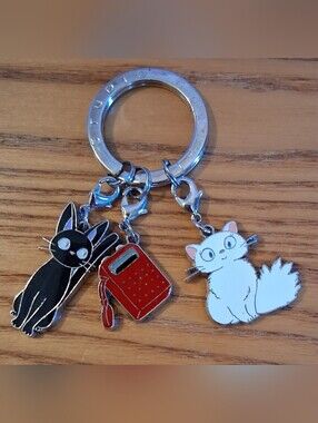 NWOT Studio Ghibli Kikis Delivery Service Anime Japan Cat Bag Charm Key Chain
